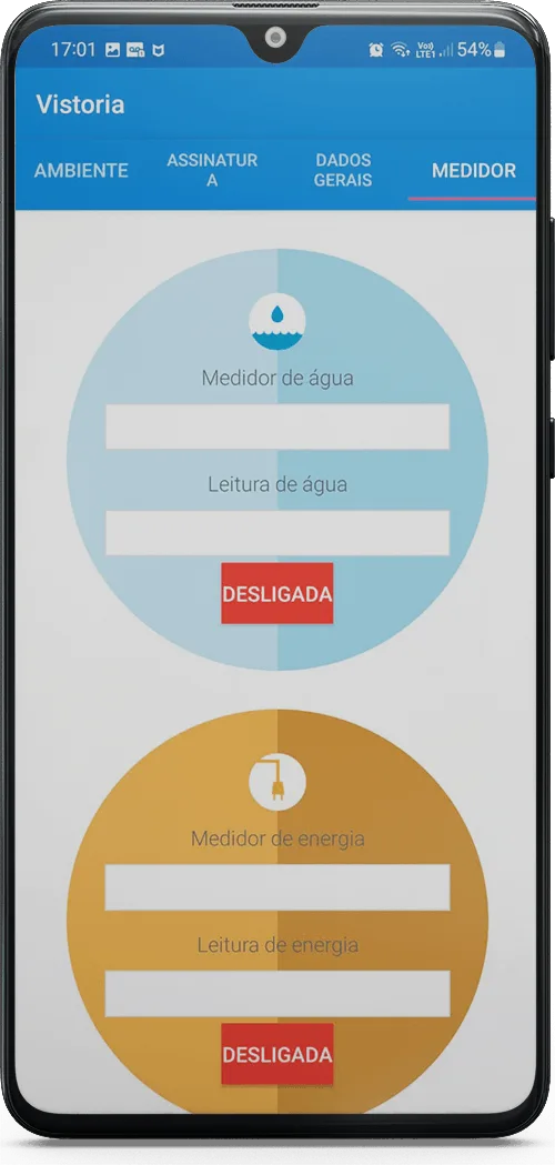 Exemplo App de Vistoria